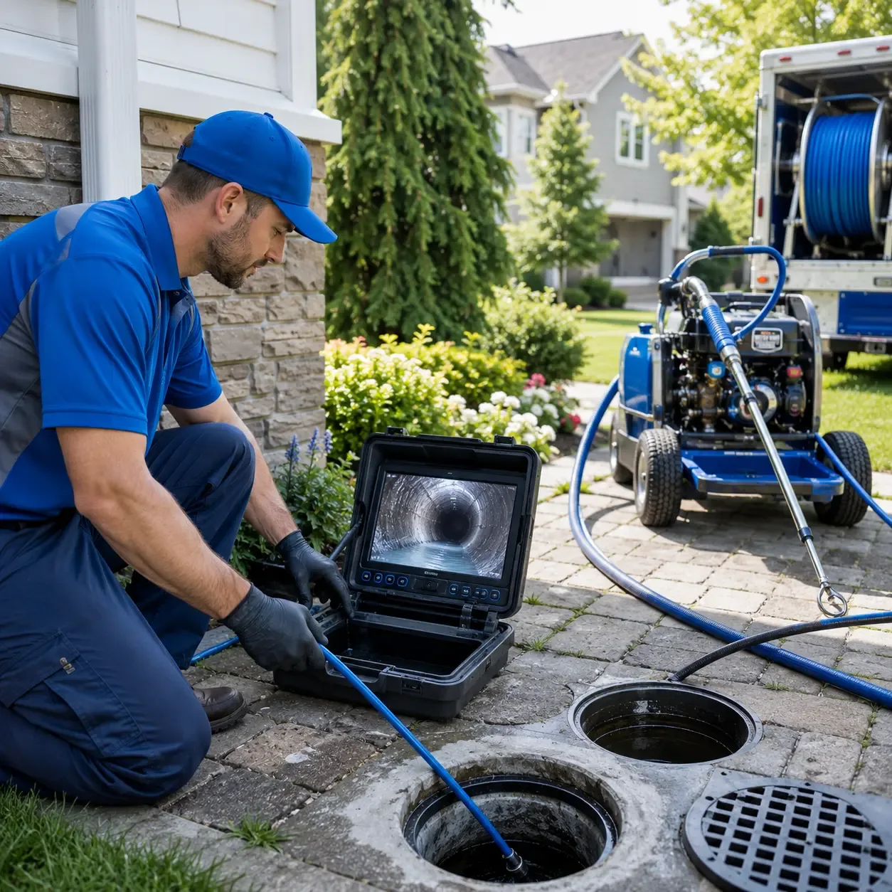 Outdoor drain cleaning professionals serving Middle Grove, NY
